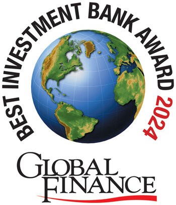 logo global finance best investment bank awards 2024