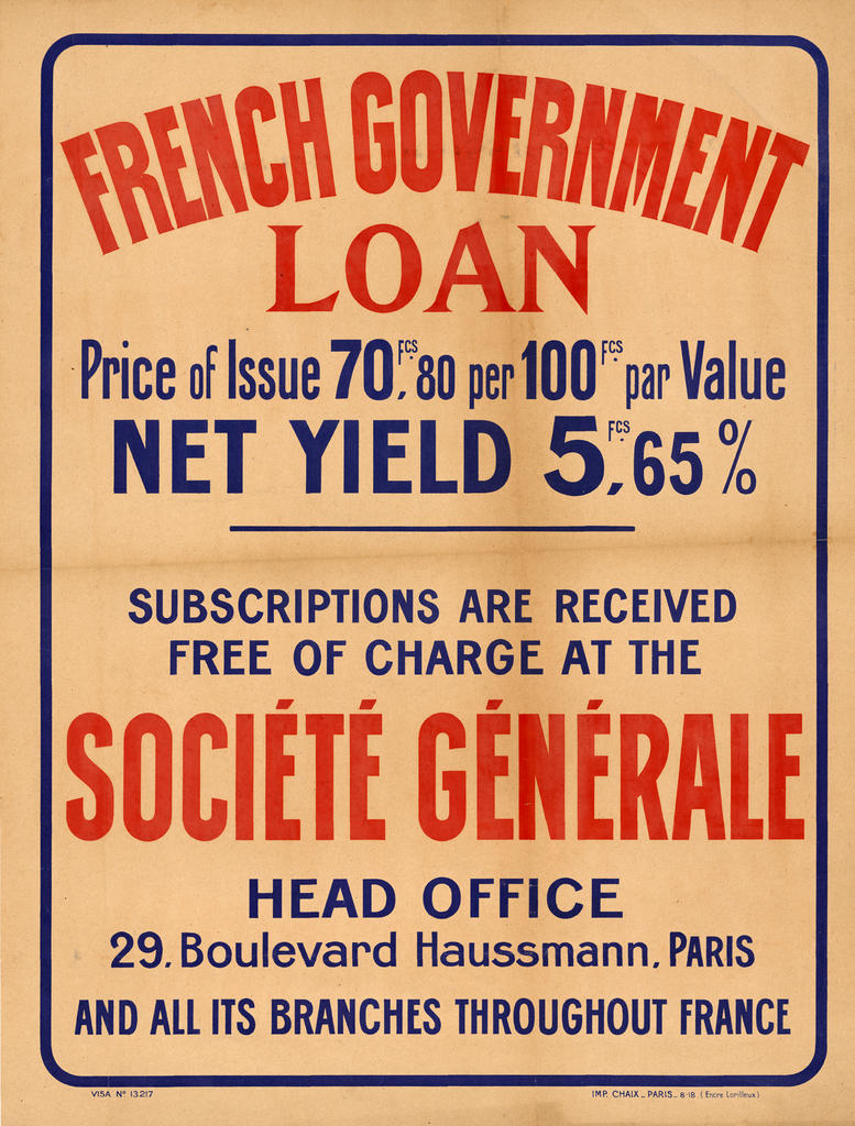 French Government Loan Societe Generale
